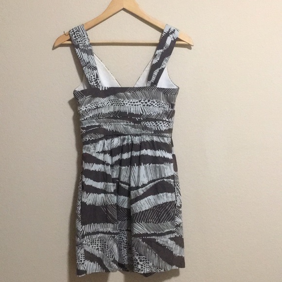 BCBG COCOA PRINT SUMMER DRESS - Picture 3 of 5